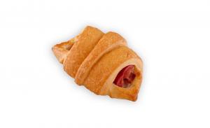 Füstölt sajtos, mustáros, virslis croissant