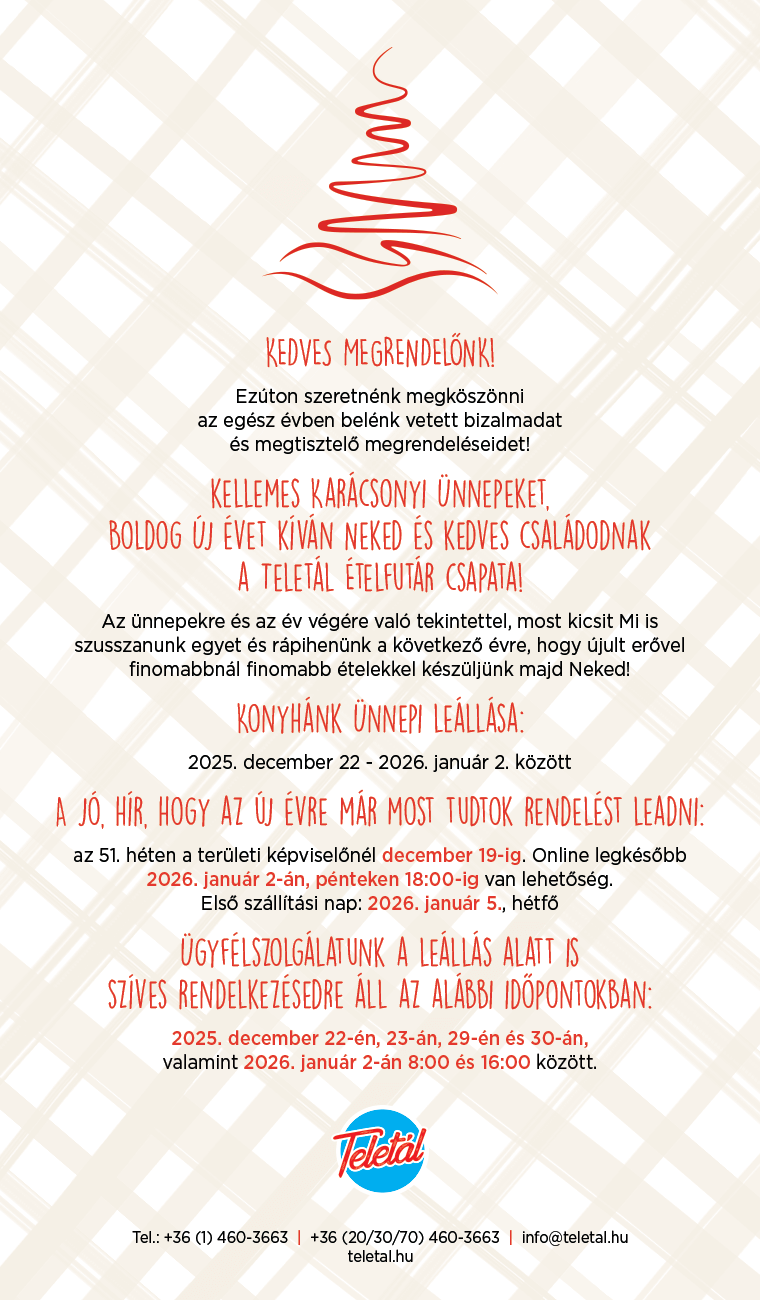 Leállási tájékoztató 2025