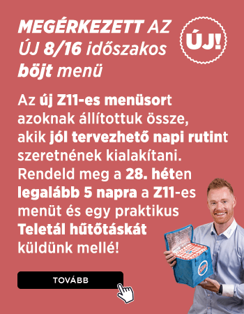 Megérkezett az új 8/16 időszakos böjt menü