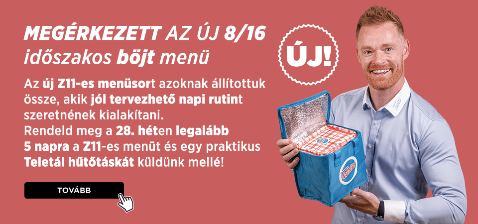 Megérkezett az új 8/16 időszakos böjt menü