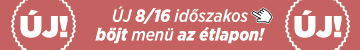 Megérkezett az új 8/16 időszakos böjt menü!