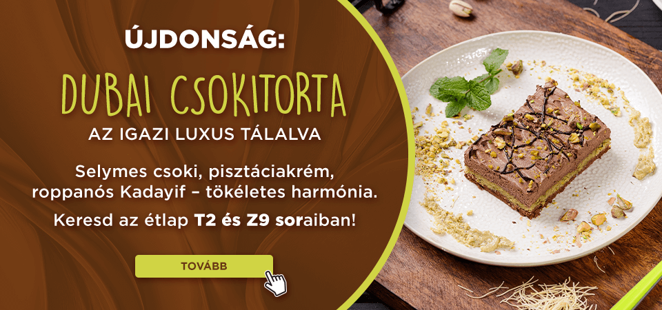 Dubai csokitorta, az igazi luxus tálalva!