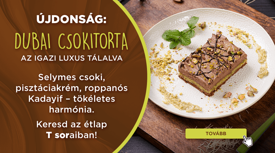 Dubai csokitorta, az igazi luxus tálalva!