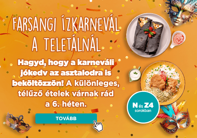 Farsangi ajánlatunk!