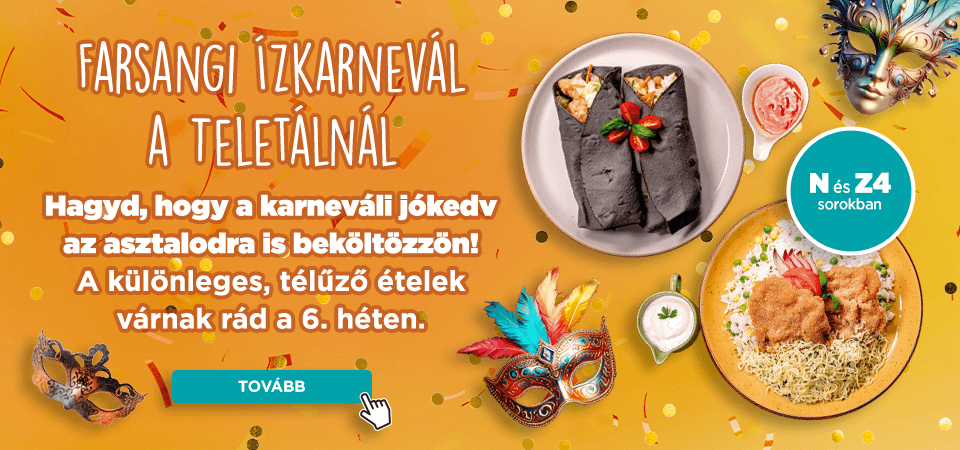 Farsangi ajánlatunk!