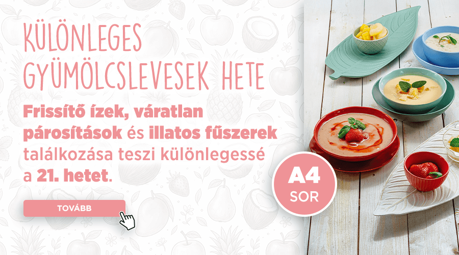 Különleges gyümölcslevesek hete!