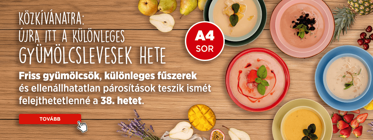 Újra Különleges gyümölcslevesek! 