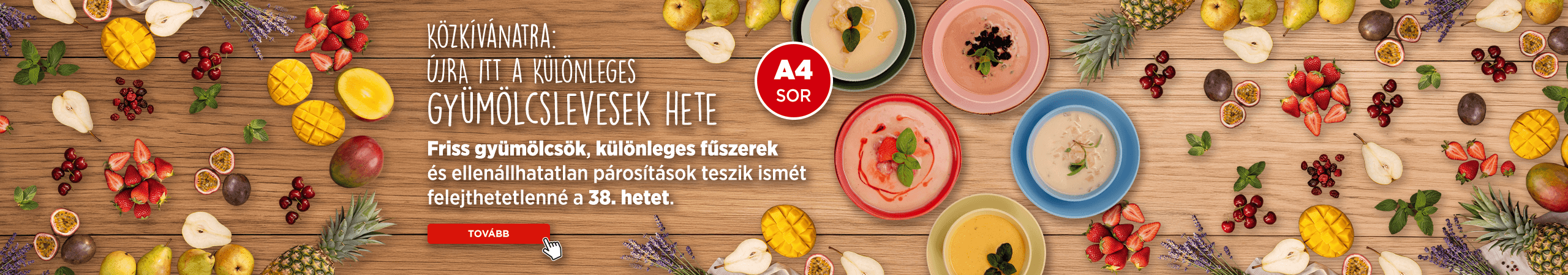 Újra Különleges gyümölcslevesek! 