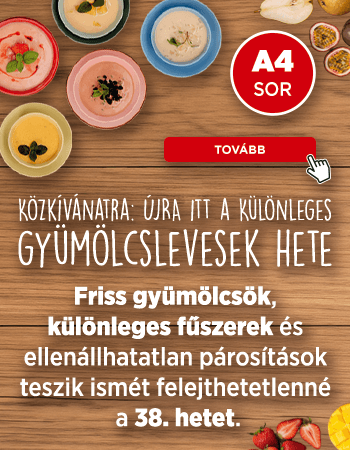 Újra Különleges gyümölcslevesek!