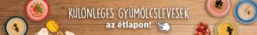 Különleges gyümölcslevesek újra!