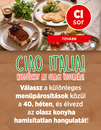 Ciao Italia - Kezdődhet az Olasz ízutazás 