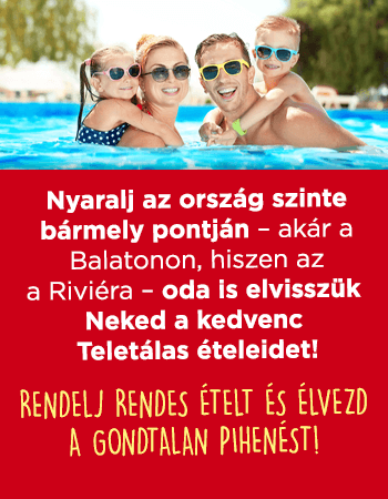 Zavartalan pihenés, mi utánadvisszük az ételed!