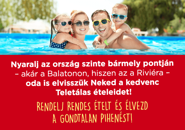 Zavartalan pihenés, mi utánadvisszük az ételed!