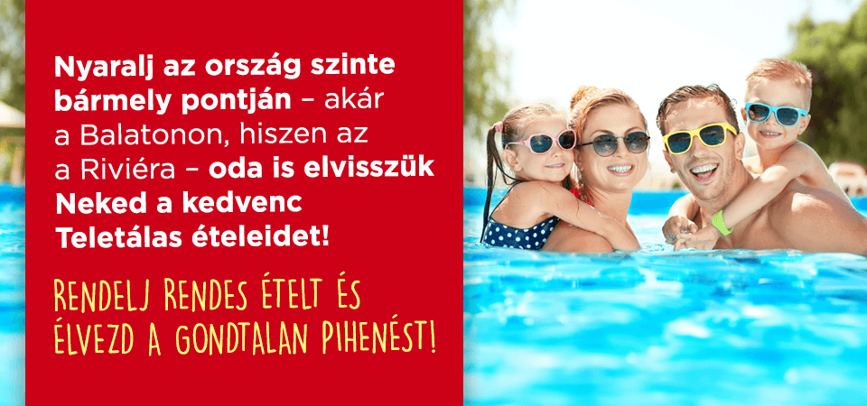 Zavartalan pihenés, mi utánadvisszük az ételed!
