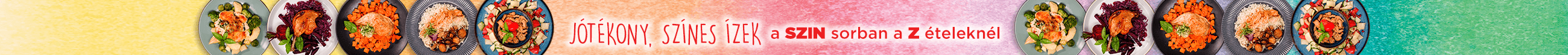 Színes ételek banner