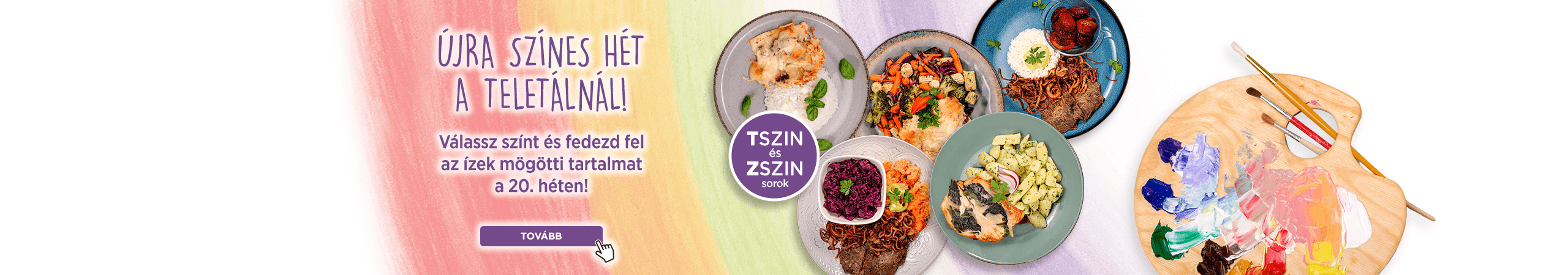 Színes ételek újra az étlapon!