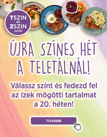 Színes ételek újra az étlapon!