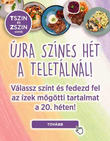 Színes ételek újra az étlapon!