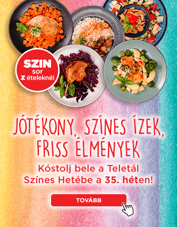 Színes ételek a SZIN sorban!