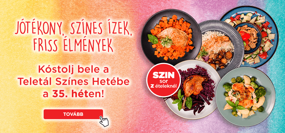 Színes ételek a SZIN sorban!