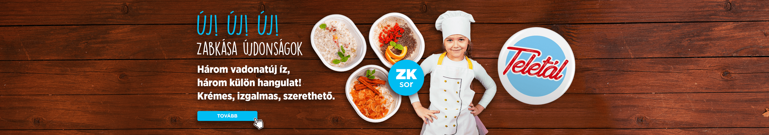 Új ZabKása ízek