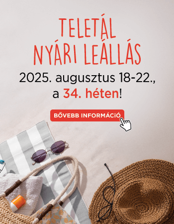 2025 Nyári leállási tájékoztató