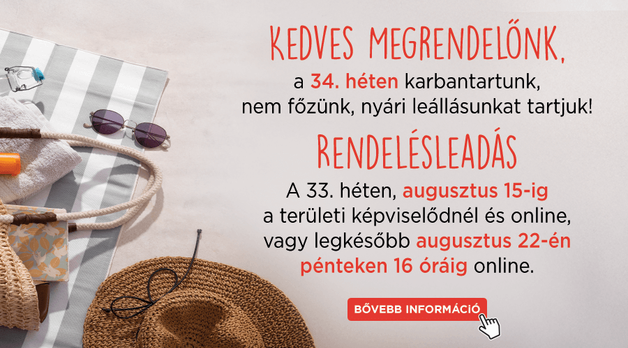 2025 Nyári leállási tájékoztató