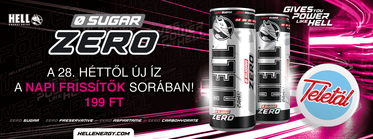Hell Zero, a 28. héttől új íz a napi frissítők sorában