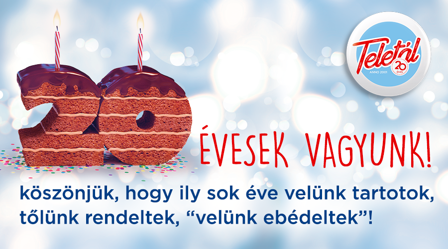 20 Évesek lettünk!
