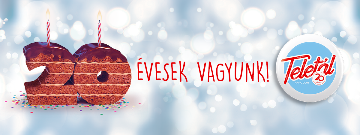 20 évesek lettünk!