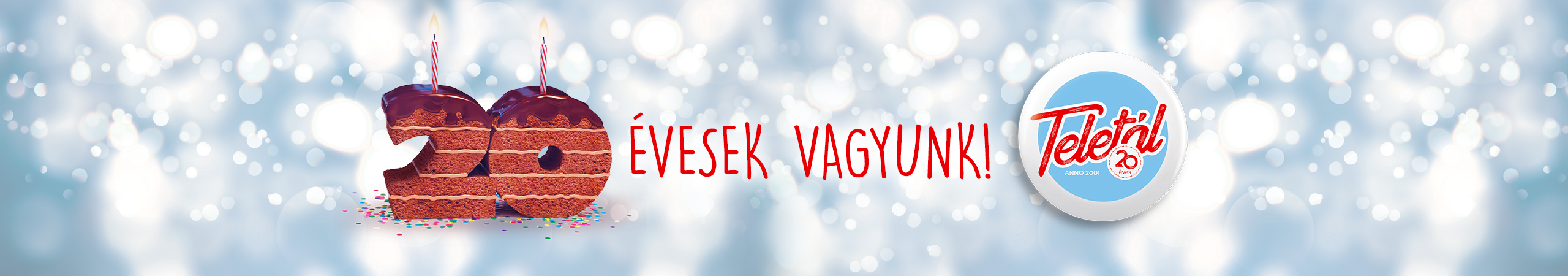 20 évesek lettünk!