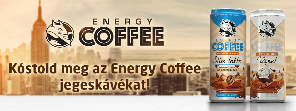 Kóstold meg az Energy Coffee jegeskávékat!