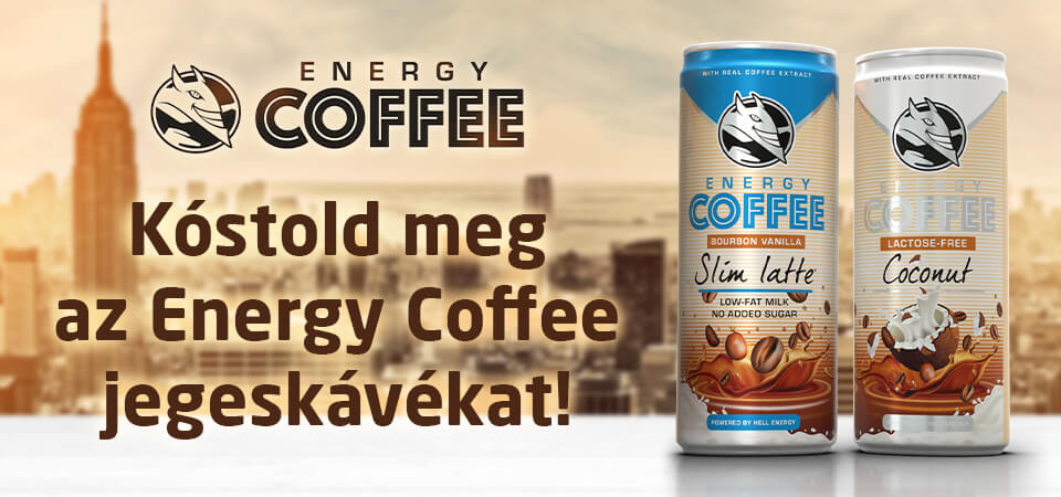 Kóstold meg az Energy Coffee jegeskávékat!