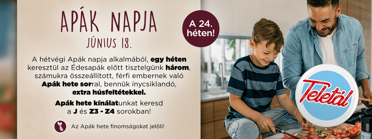 Apák hete a teletálnál!