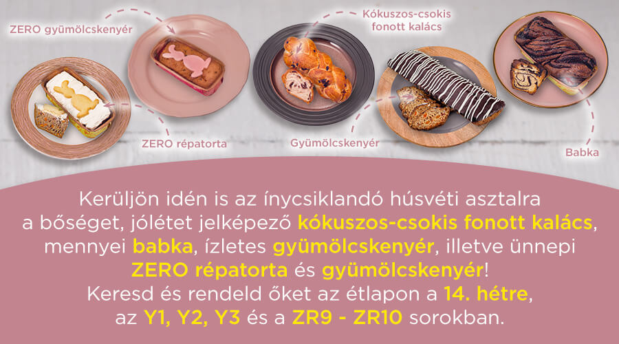 Húsvéti édességeink már elérhetők!