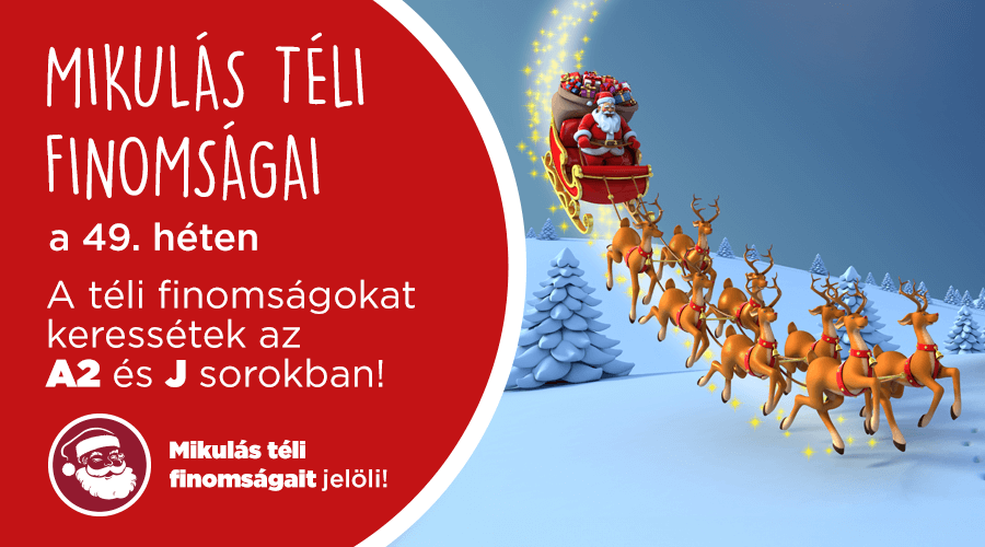 Mikulás téli finomságai!