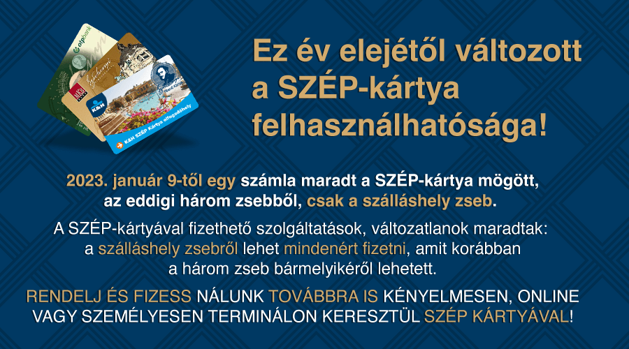 SZÉP kártya információ