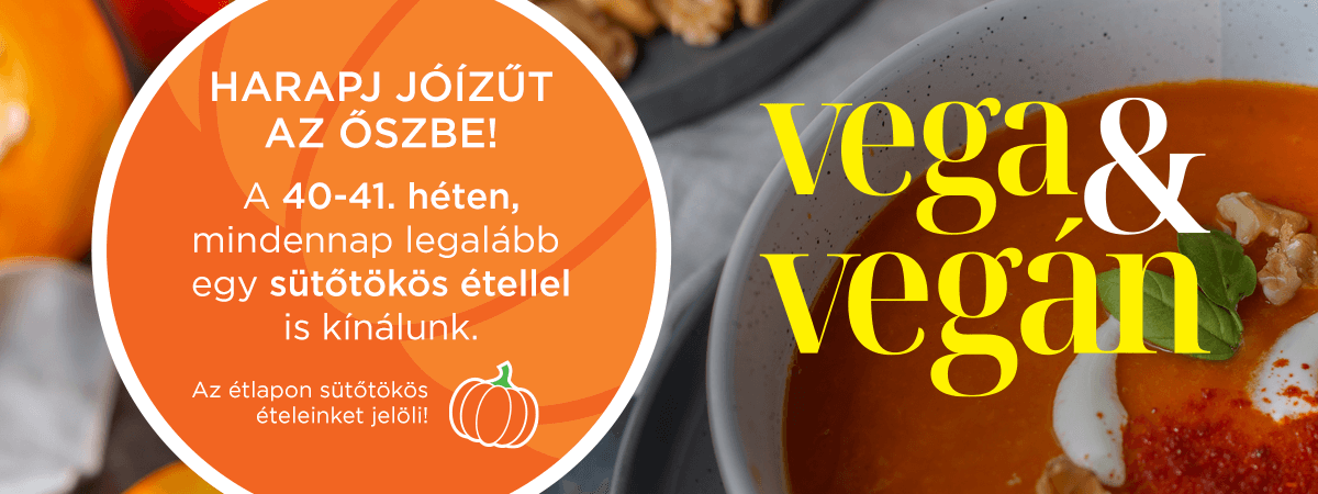 A 40-41. héten legalább egy sütőtökös étellel is kínálunk!