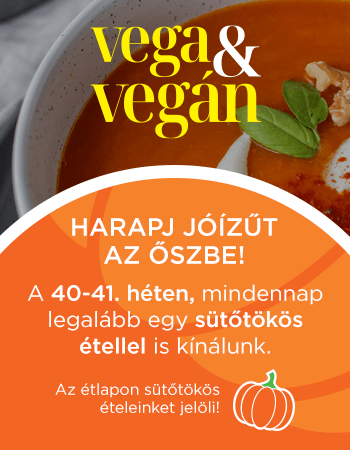 A 40-41. héten legalább egy sütőtökös étellel is kínálunk!