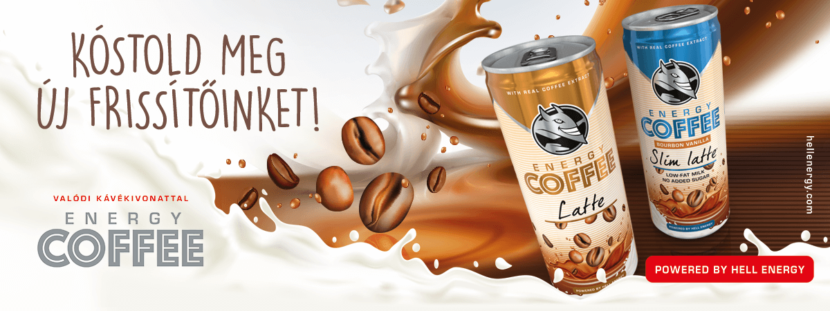 Hell Energy Coffe valódi kávékivonattal
