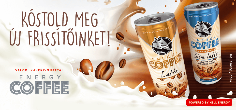Hell Energy Coffe valódi kávékivonattal