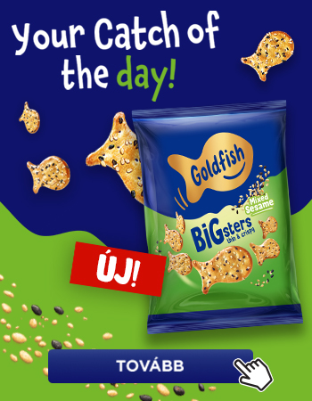 A jelölt termékekhez GoldFish BIGster terméket kapsz!