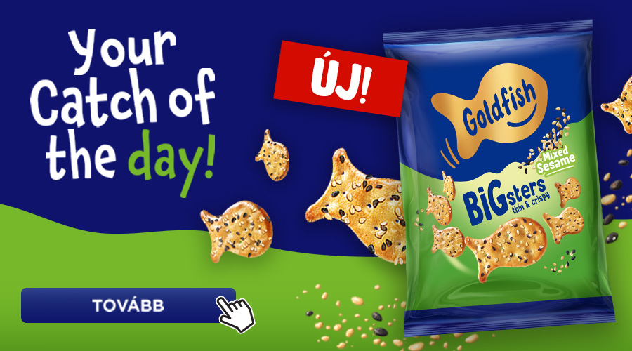 A jelölt termékekhez GoldFish BIGster terméket kapsz!