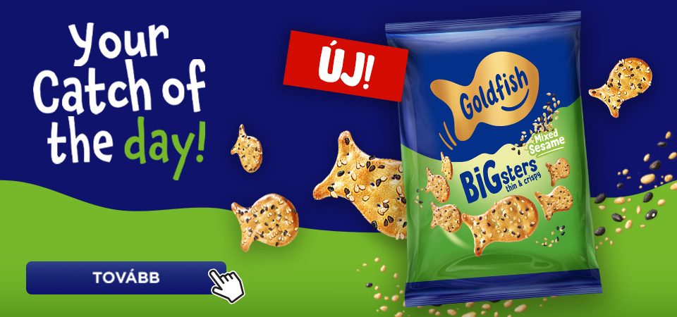 A jelölt termékekhez GoldFish BIGster terméket kapsz!